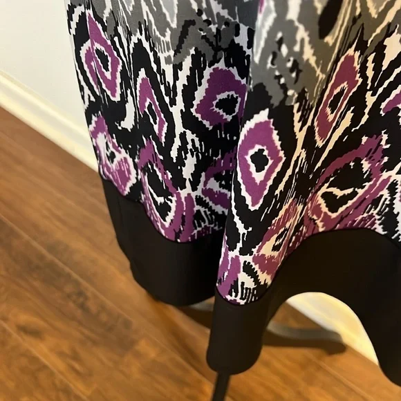 Tiana B. Print Spandex Blend Lightweight Dress, Sz. L. - Picture 5 of 9